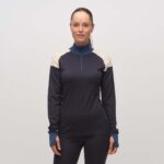 W Jardalen, half-zip, 80% merinoull