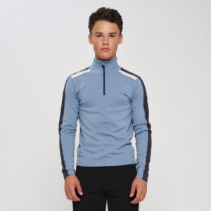 J Lepsøy, merinoull half-zip